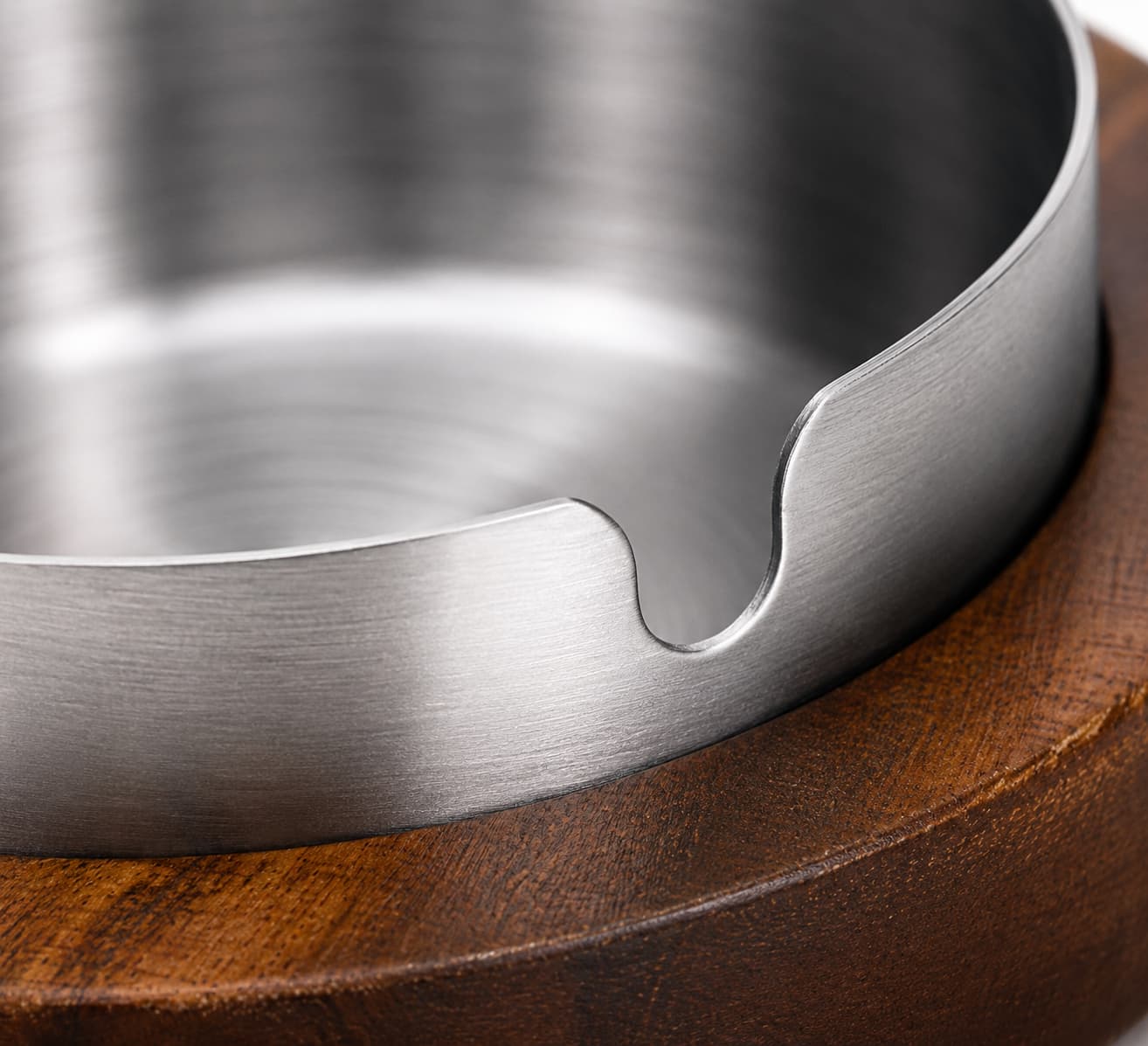 Cendrier bois gravé personnalisable